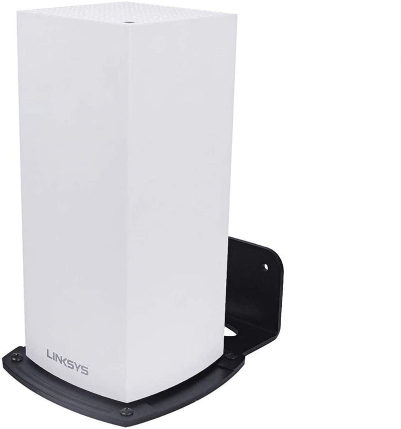 VOMENC Linksys Velop WiFi 6 Mesh Router Wall Mount Bracket Wall Mount Stand Holder,WiFi Accessories for Linksys Velop Home Mesh with Easy Installation and Space Saving (1-Pack) - Image 1